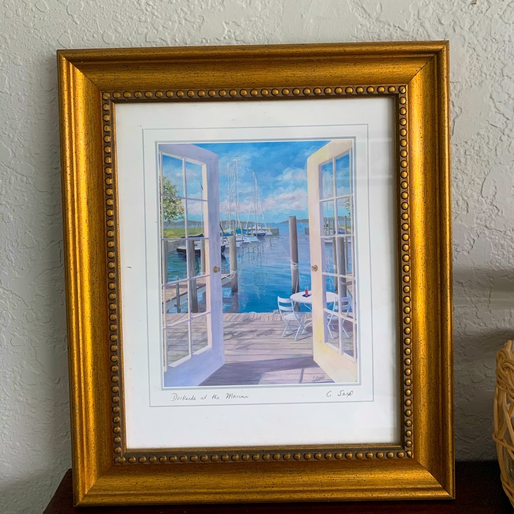 Carol Saxe Dockside at the marina